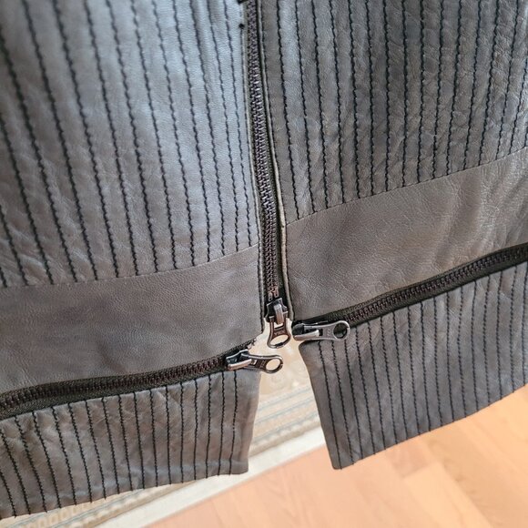 ImprovD Lamb Leather Moto Jacket - Picture 10 of 16